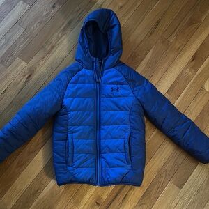 Under Armour Blue Hooded Jacket